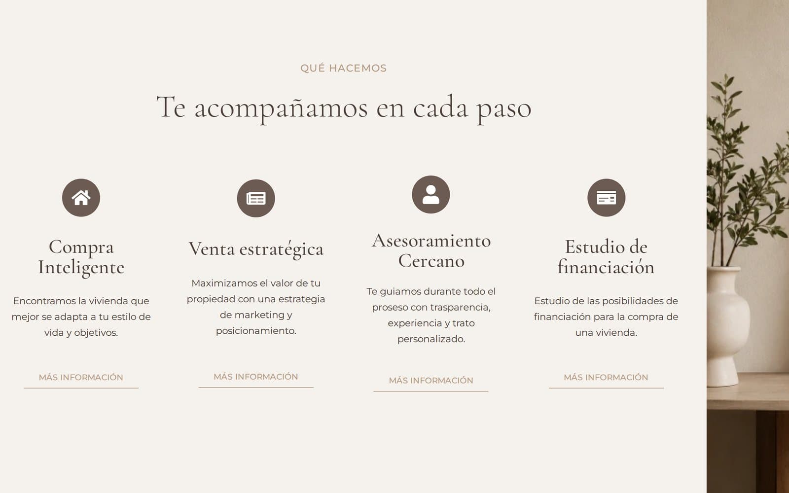 Detalle 1 de la web de Domus Origen Inmobiliaria