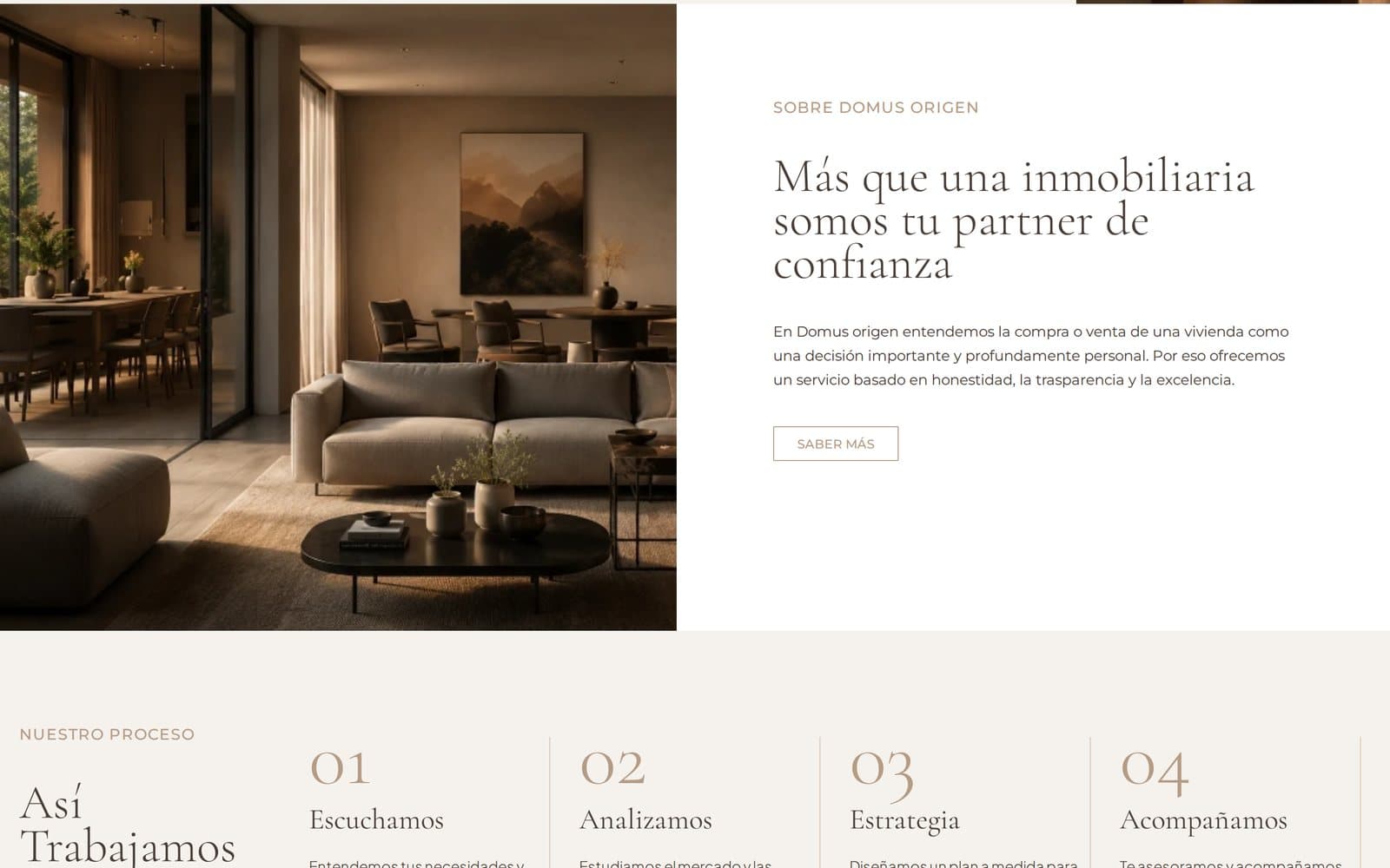 Detalle 2 de la web de Domus Origen Inmobiliaria