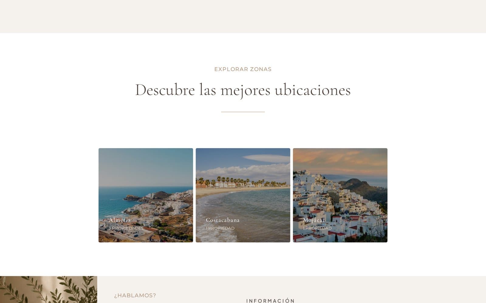 Detalle 3 de la web de Domus Origen Inmobiliaria